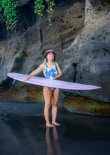 Load image into Gallery viewer, ONE-PIECE SURF SWIMSUIT - GREY FLOWER
