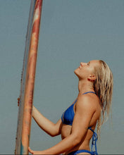 Load image into Gallery viewer, Blue surf bikinis made for surfers
